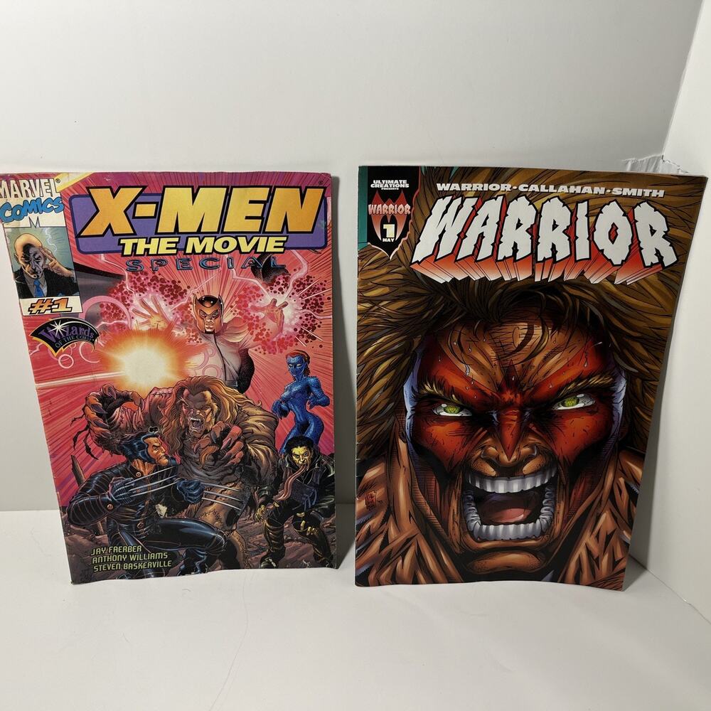 Ultimate Creations Warrior Comic Book #1 1996 WWF WWE Ultimate Warrior X-men#1